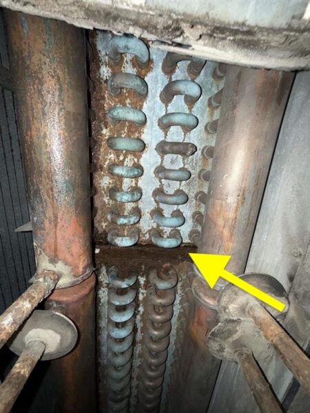 Vent of Chilled Water Coil