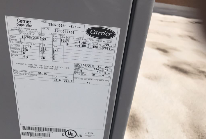 Coil Of Duty: How To Read A Carrier® Unit Model Number “38ARZ008---511 ...